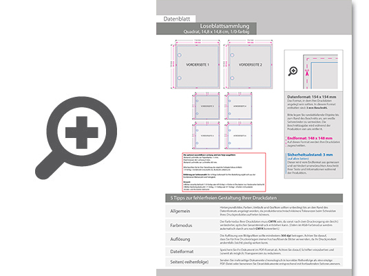 Product Bild loseblattsammlung_14_8_cm_x_14_8_cm__38_bl__tter_pro_sammlung__vorne_schwarz_(1_0)