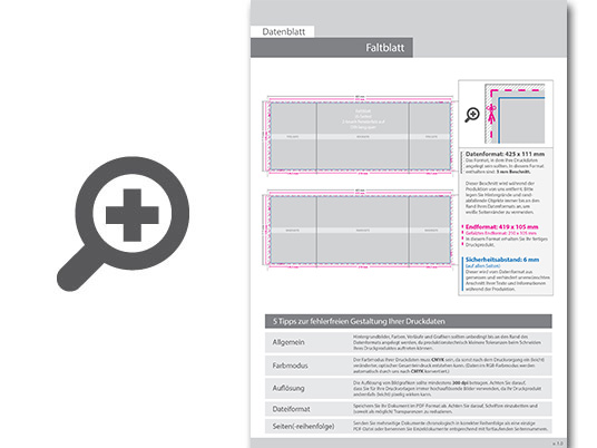 Product Bild faltblatt__gefalzt_auf_din_lang_quer__vertikaler_2-bruch_fensterfalz__6-seitig
