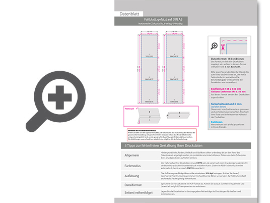 Product Bild faltblatt__gefalzt_auf_din_a5__horizontaler_zickzackfalz__6-seitig